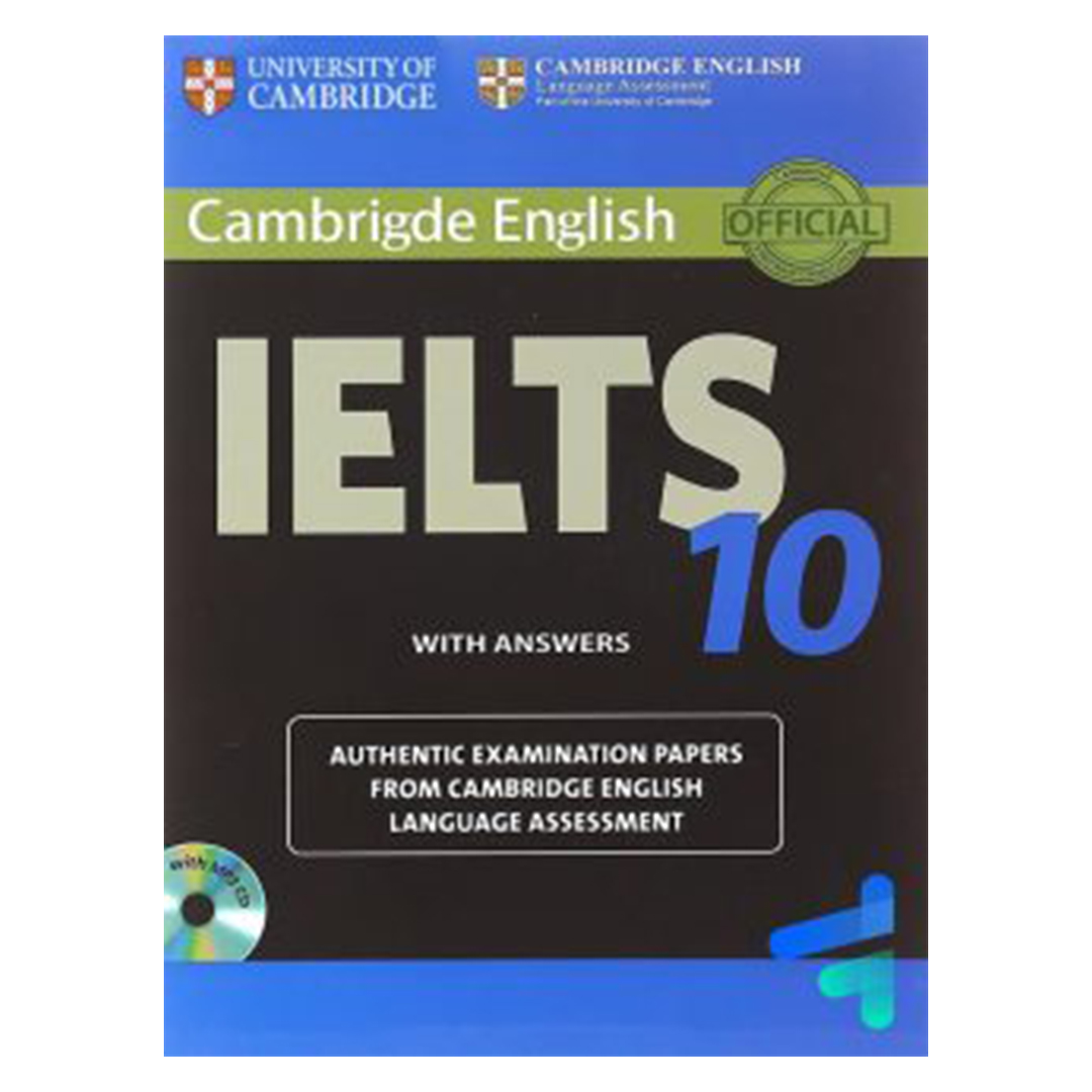 جلد کتاب کتاب زبان کمبریج انگلیش آیلتس Cambridge English IELTS 10