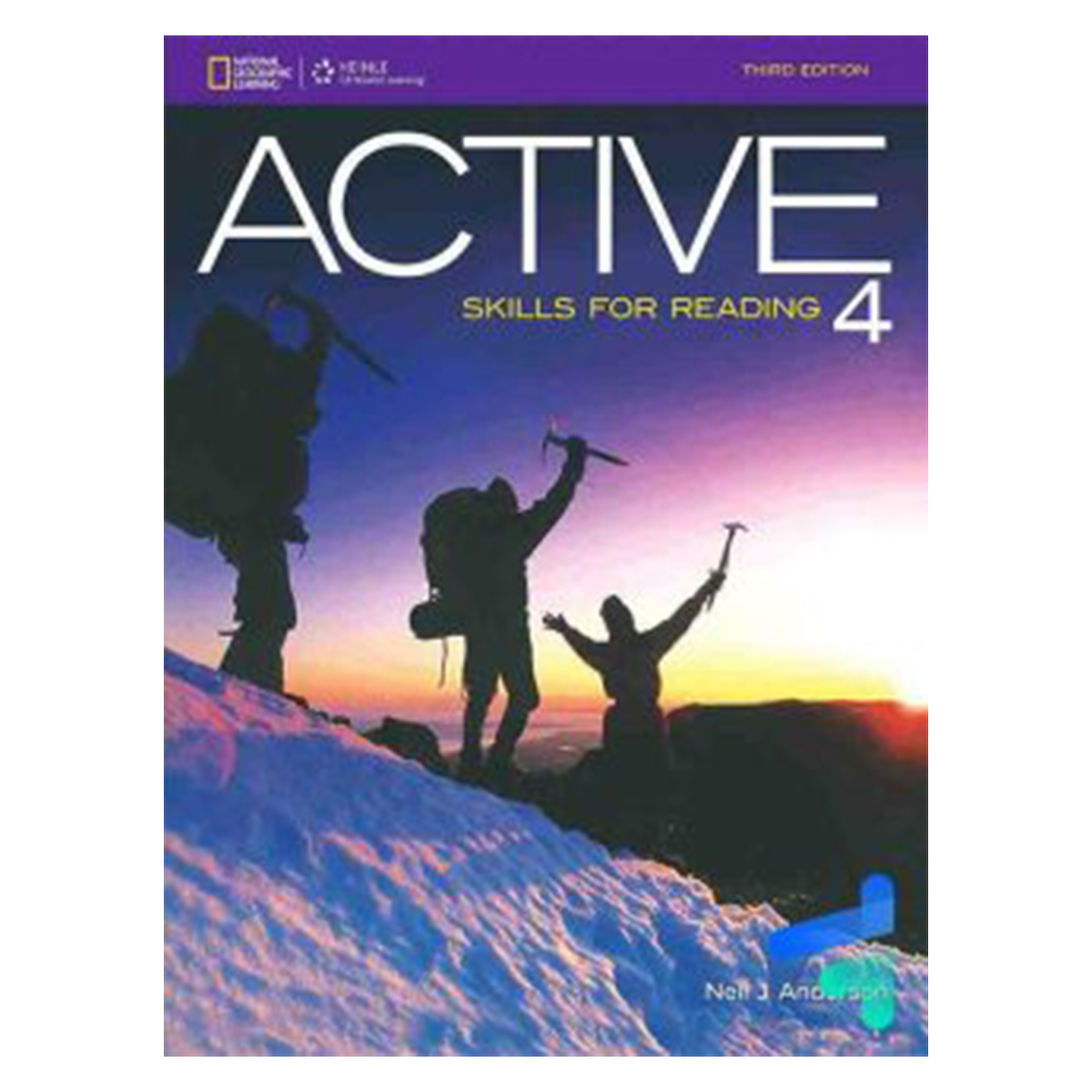 جلد کتاب کتاب زبان اکتیو اسکیلز فور ریدینگ Active Skills for Reading 4