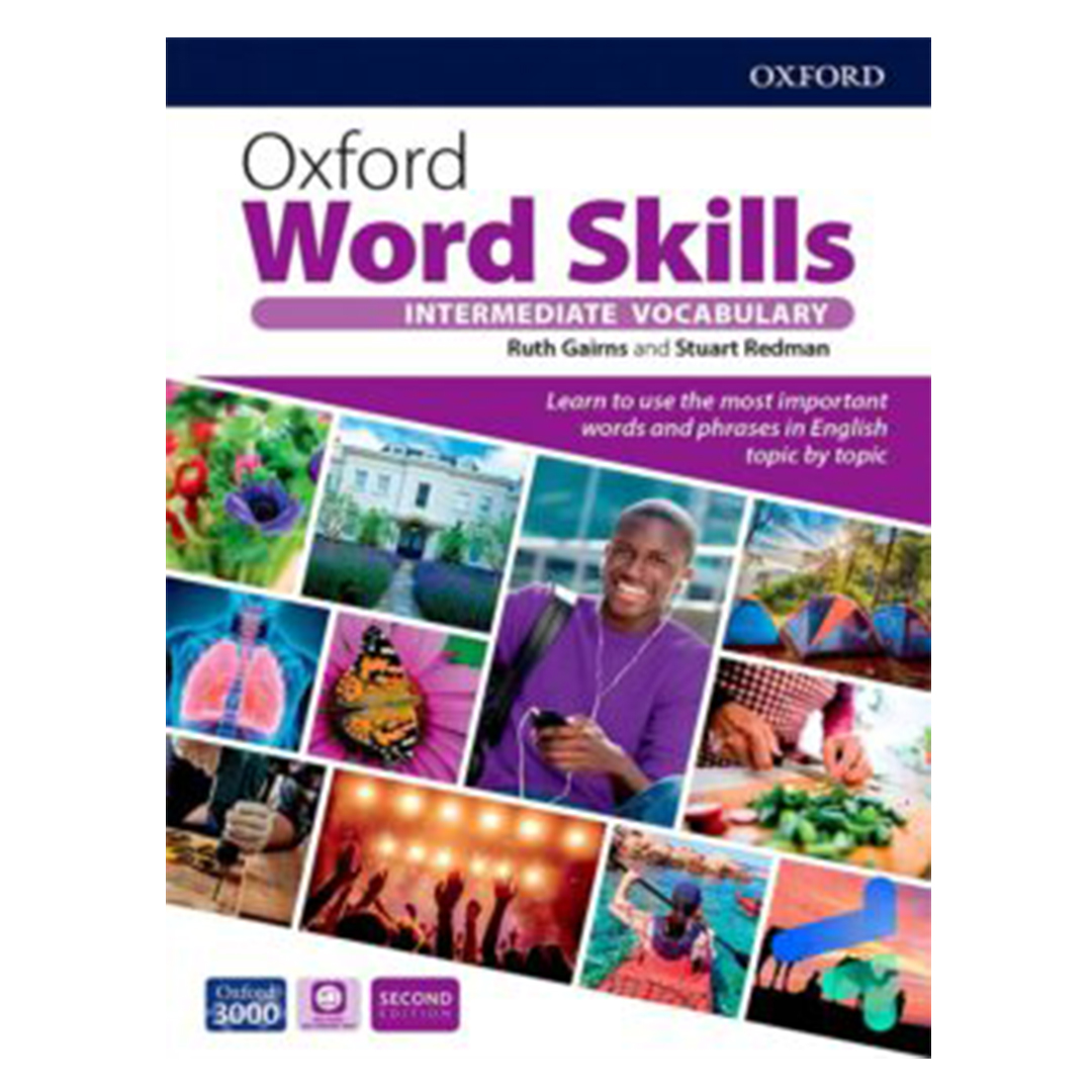 جلد کتاب کتاب زبان oxford word skills intermediate آکسفورد ورد اسکیلز اینترمدیت