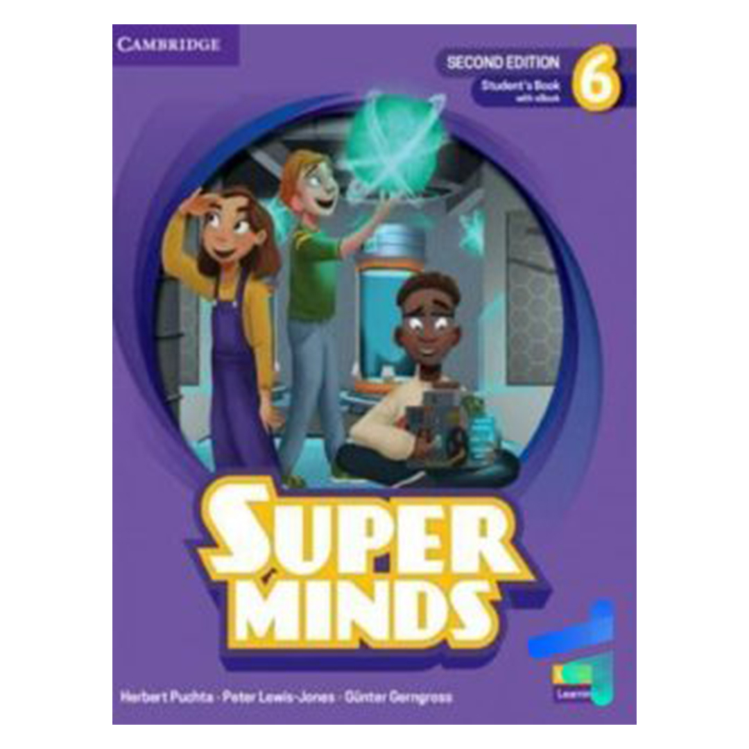 جلد کتاب کتاب زبان super minds 6