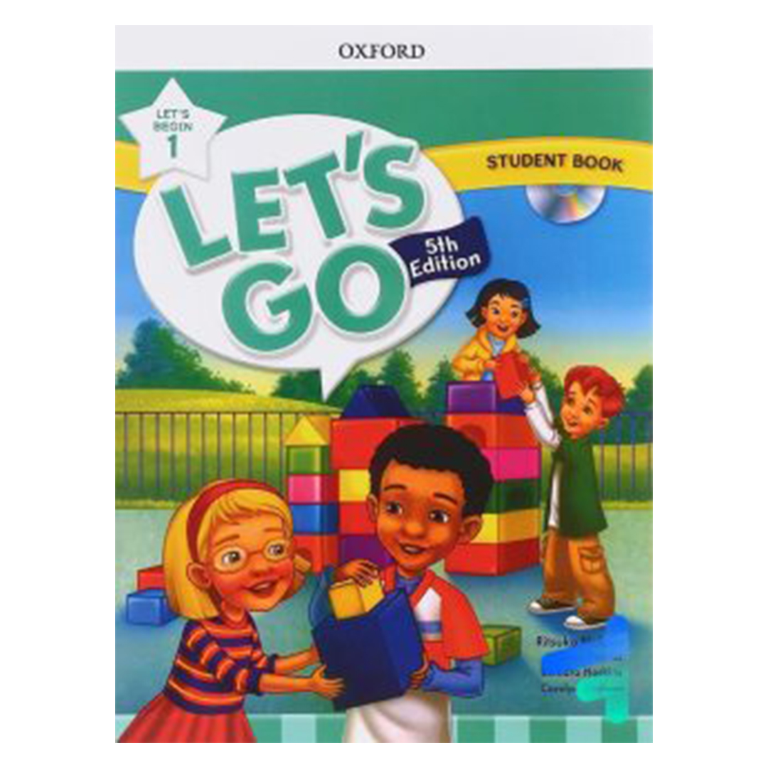 جلد کتاب کتاب زبان لتس گو ویرایش پنجم lets go begin 1