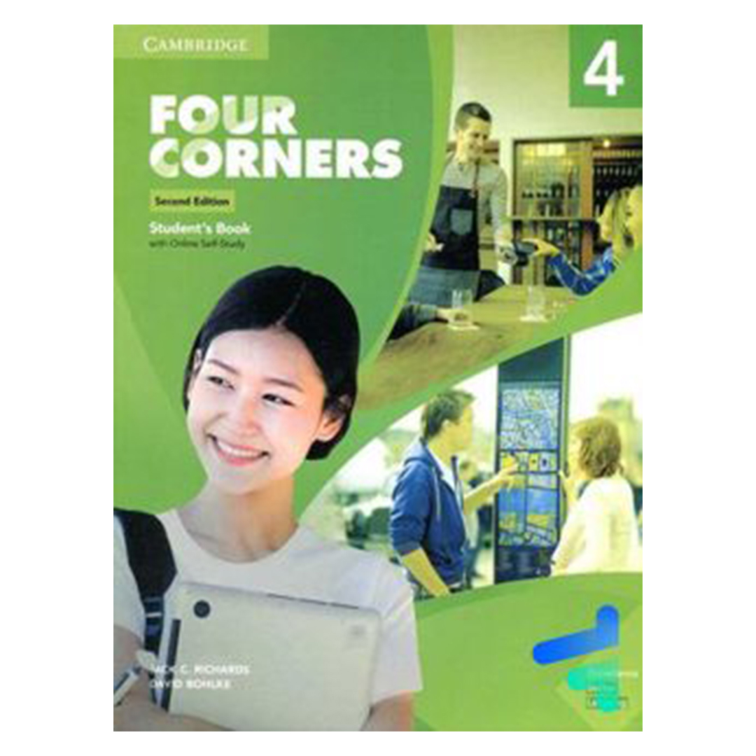 جلد کتاب کتاب زبان فور کرنرز Four Corners Second Edition 4
