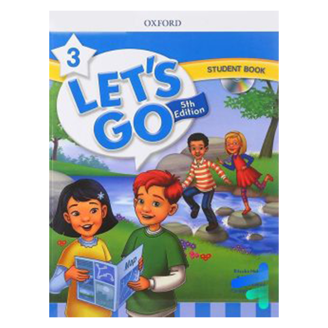 جلد کتاب کتاب زبان لتس گو ویرایش پنجم lets go 3