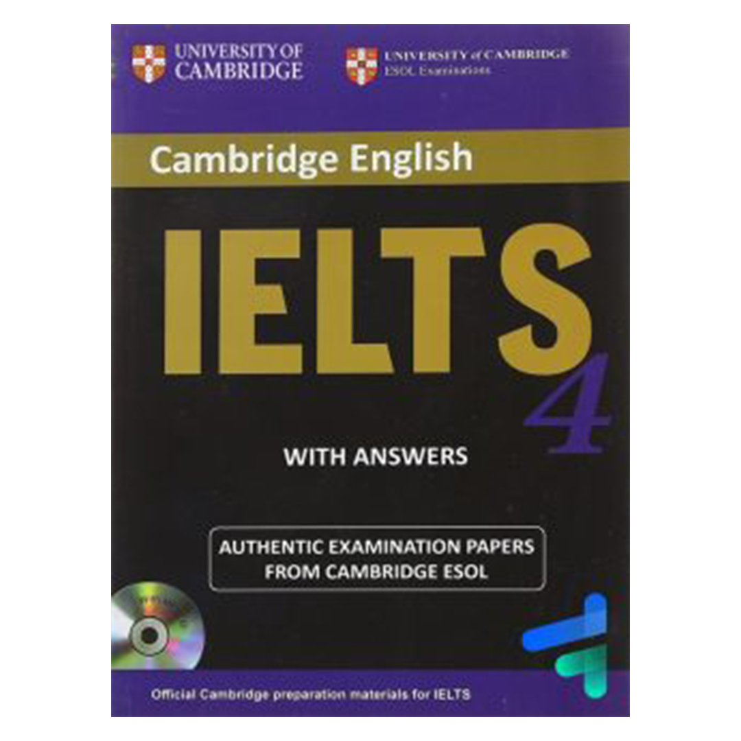 جلد کتاب کتاب زبان کمبریج انگلیش آیلتس Cambridge English IELTS 4