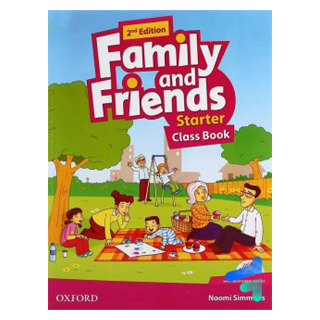 جلد کتاب کتاب زبان فمیلی اند فرندز استارتر Family and Friends Starter ویرایش دوم
