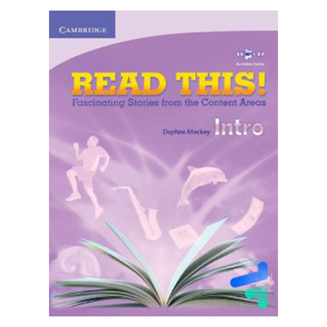 جلد کتاب کتاب زبان read this! intro