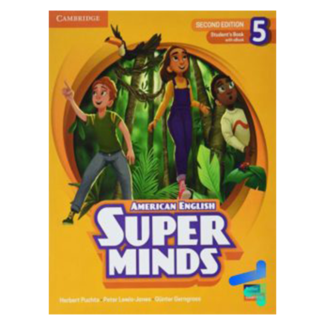 جلد کتاب کتاب زبان super minds 5