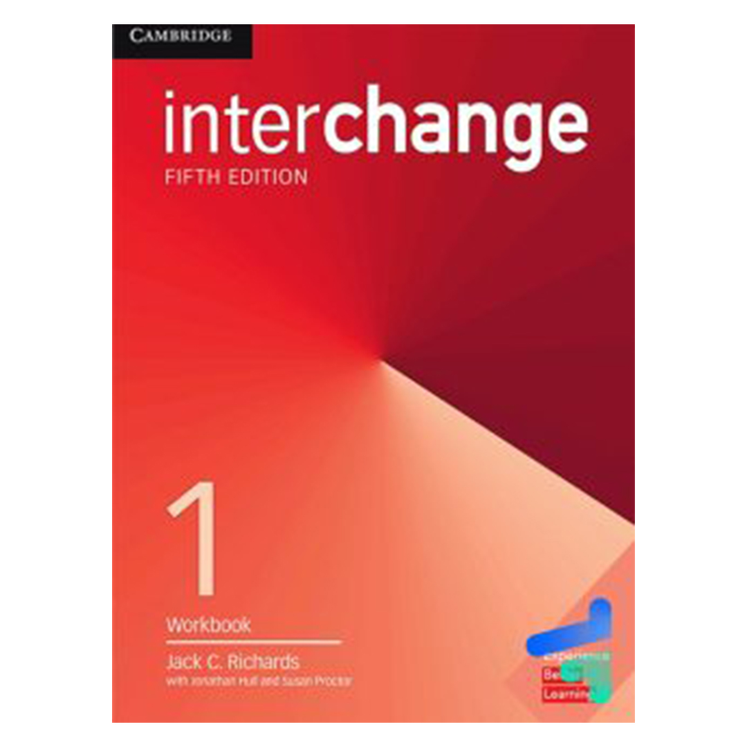 جلد کتاب کتاب زبان اینترچنج interchange 1