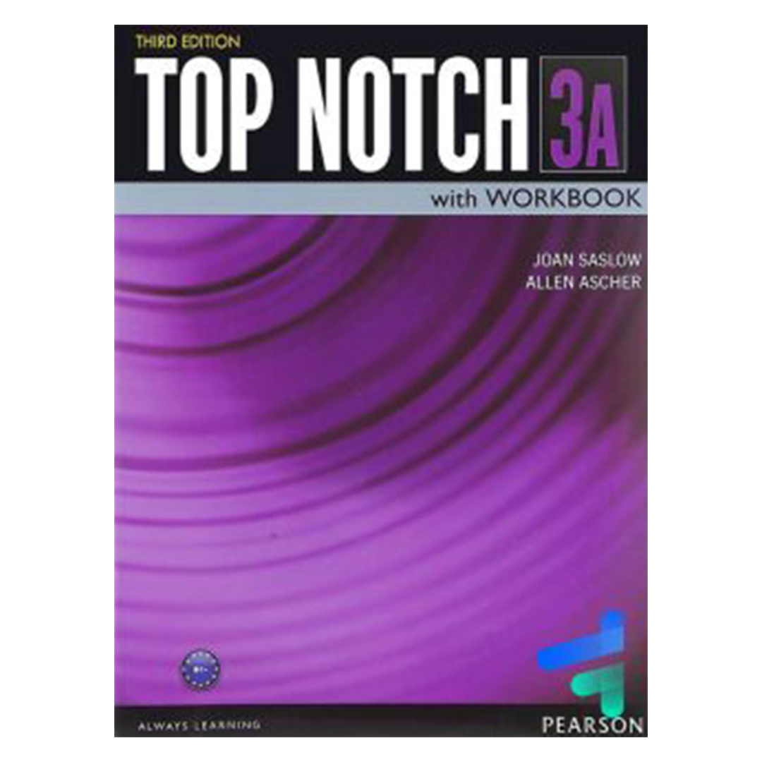 جلد کتاب کتاب زبان تاپ ناچ ویرایش سوم Top Notch 3A